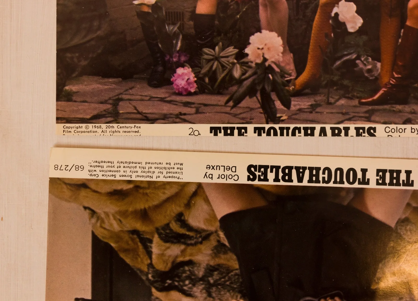 The Touchables - 2 Lobby Cards & 1 Still - Judy Huxtable Indie Exploitation Film, image 2