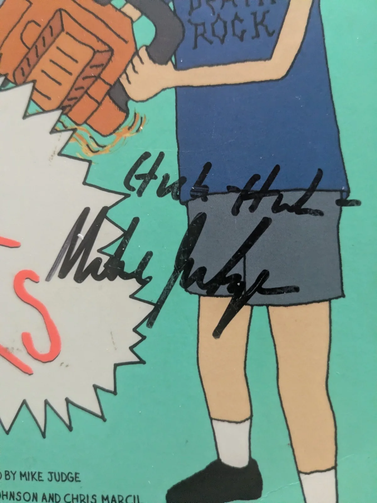 Beavis & Butthead Signed Book Mike Judge Mint Condition!, image 2