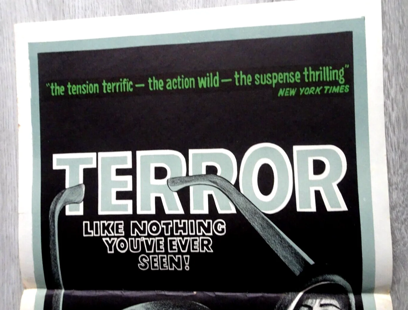 Wait Until Dark Poster Australian Daybill Audrey Hepburn Richard Creena, image 2