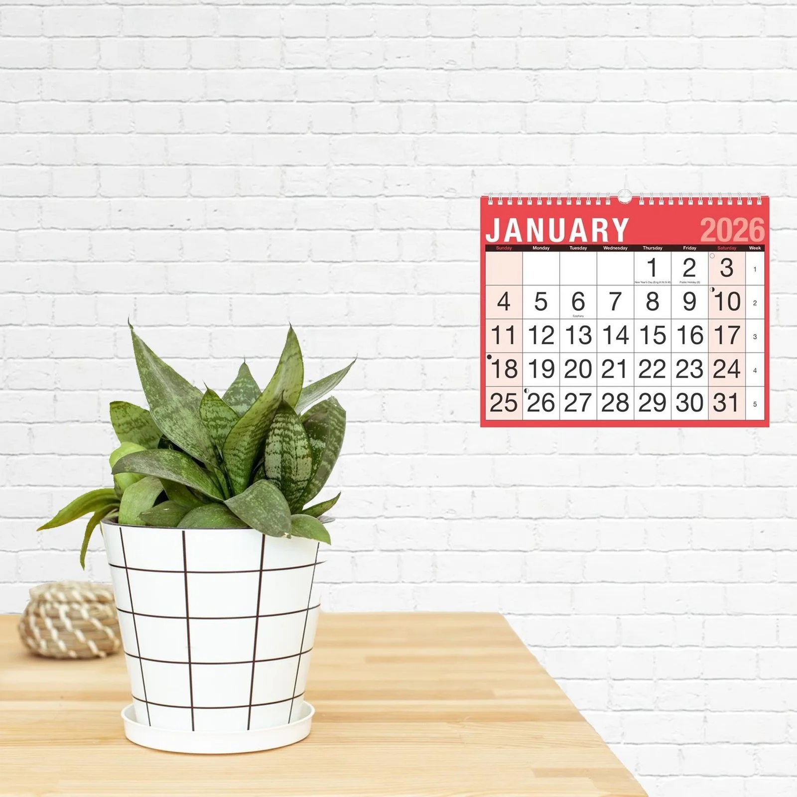 2026 Easy View Monthly Planner Calendars Set of 6 Large Print, изображение 2