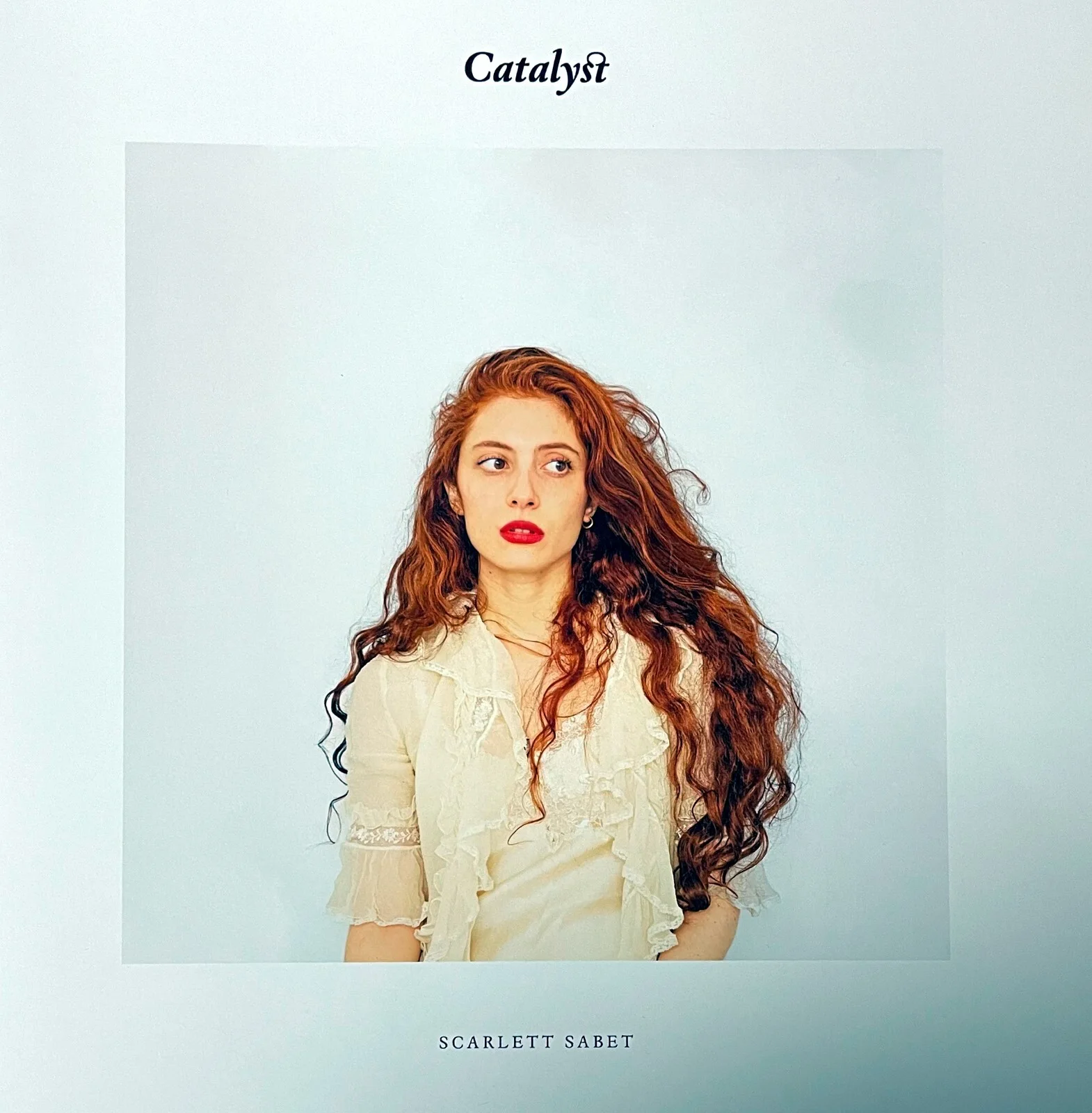 Scarlett Sabet Signed 2019 Catalyst Album Cover/LP/Vinyl/Record Framed– JSA, image 4
