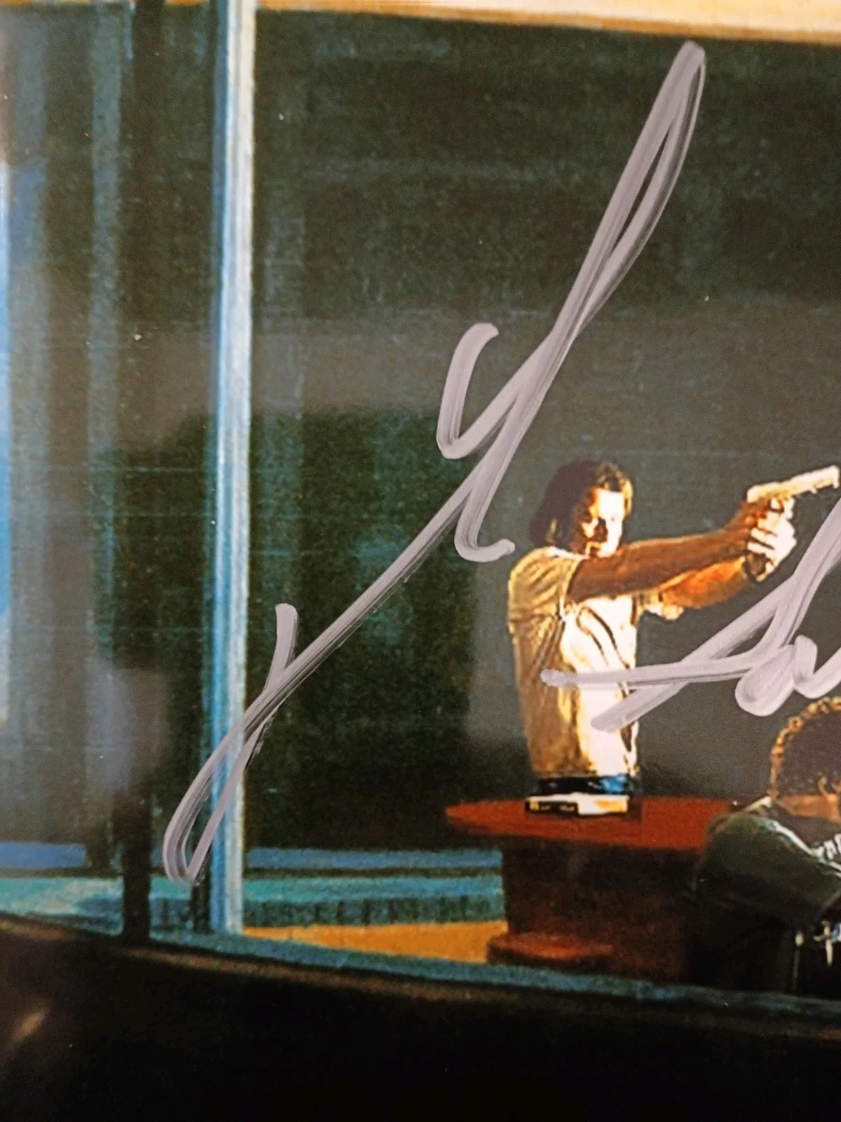 Samuel L Jackson John Travolta — Pulp Fiction John Travolta Samuel L Jackson Signed 8x10 COA W/ Matching Sticker, image 3