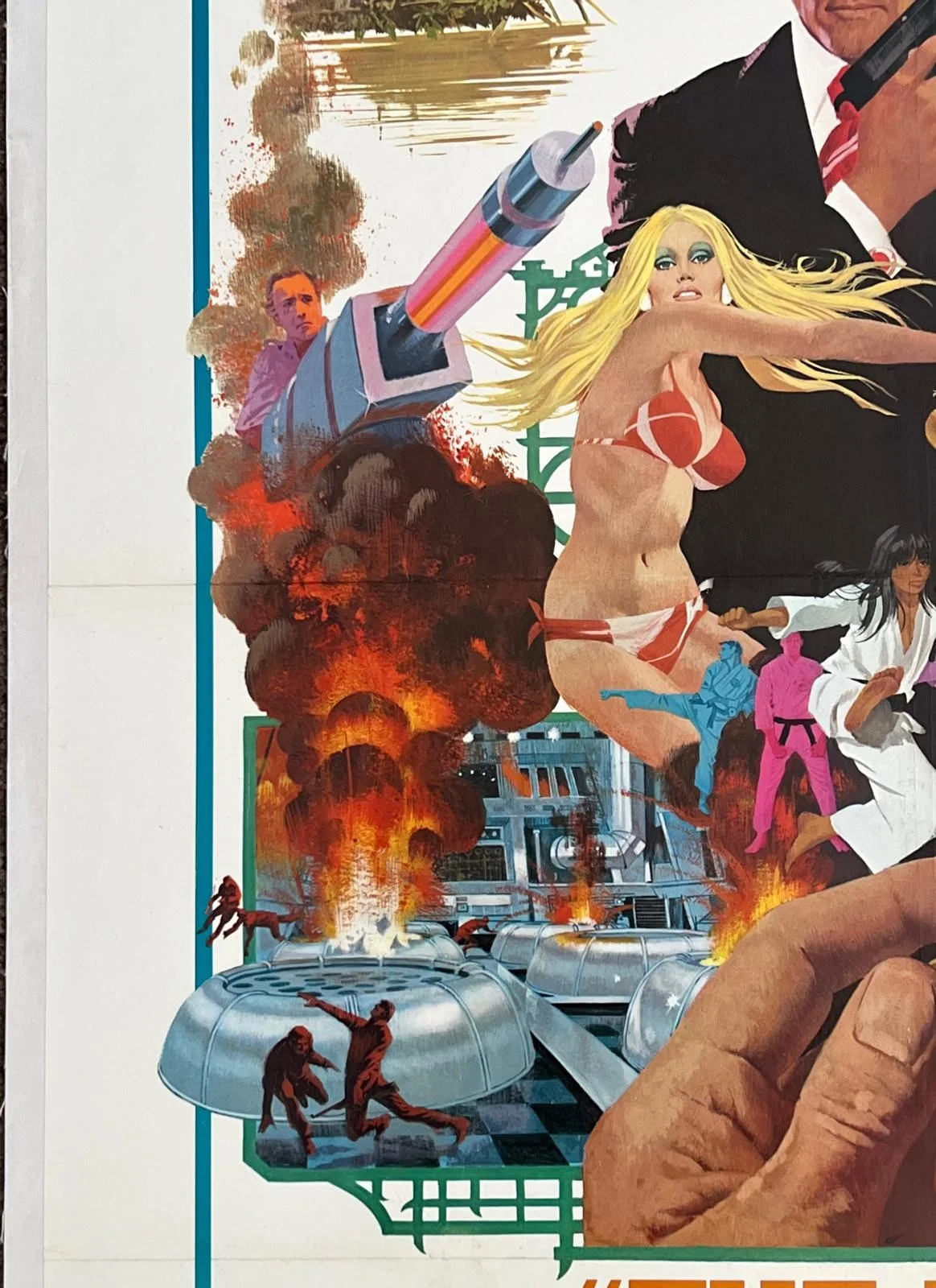 The Man With The Golden Gun West Hemi US 1 Sheet 1974 Robert McGinnis Film Poste, изображение 4