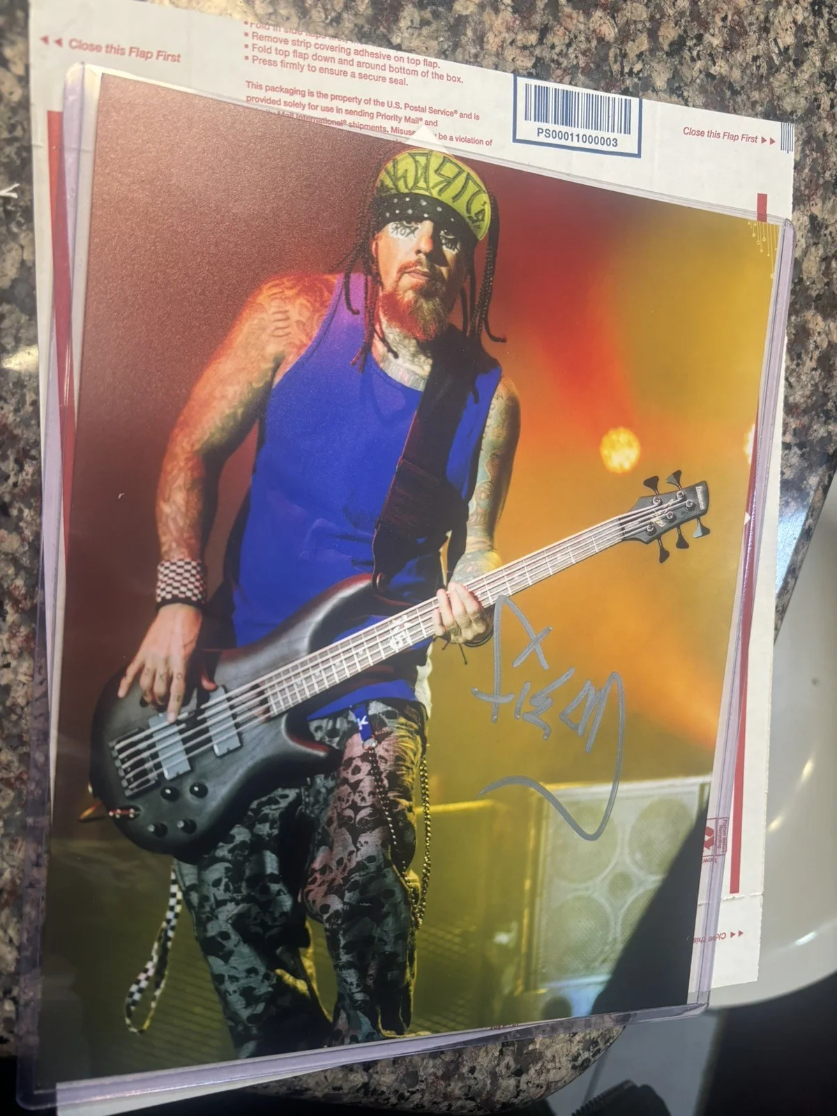 Fieldy — Fieldy Korn Authentic signed rock 8x10 photo W/Certificate Autographed (27-k)