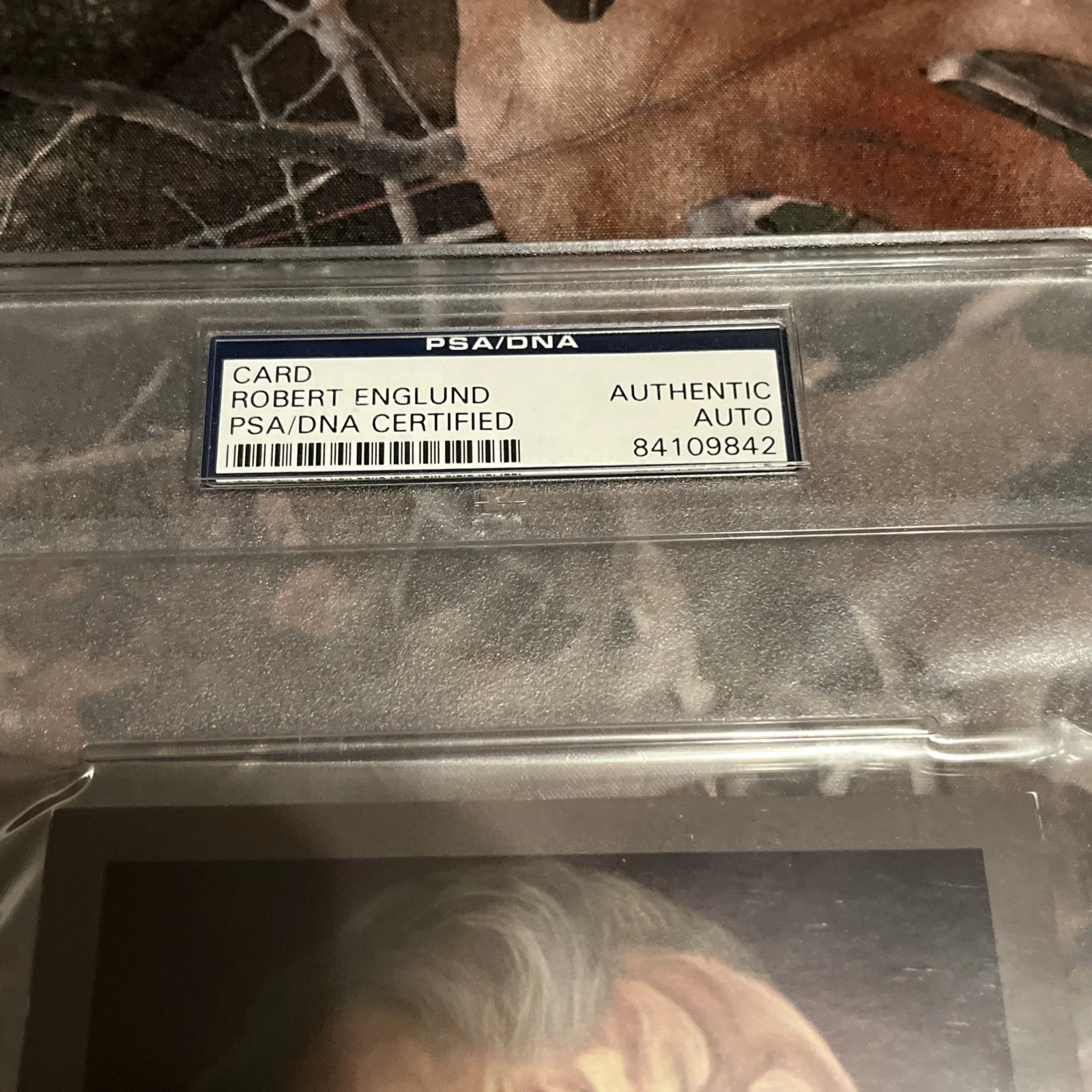 Robert England Autograph 4x6 Nightmare On Elm Street PSA/DNA Authentic Green Ink, изображение 2