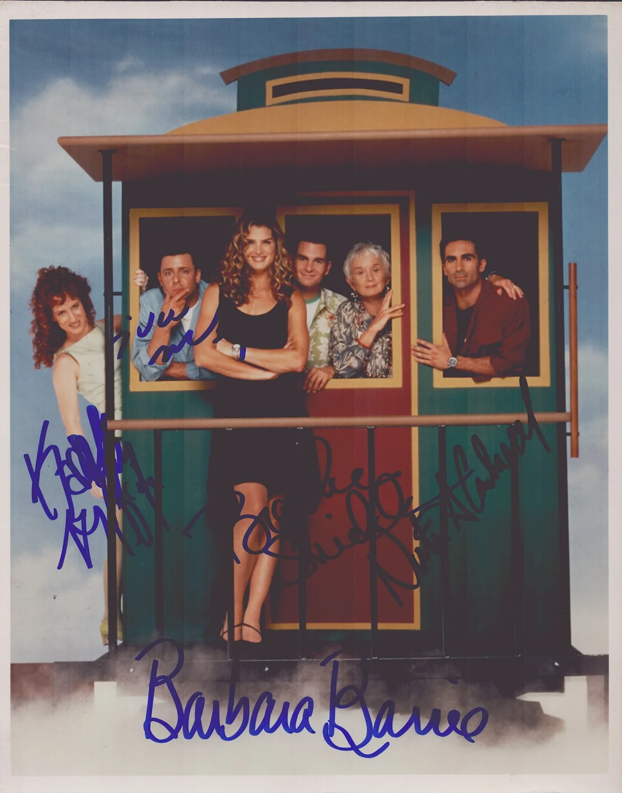 Nestor Carbonell, Kathy Griffin, Judd Nelson — SUDDENLY SUSAN TV CAST - AUTOGRAPHED SIGNED PHOTOGRAPH WITH CO-SIGNERS