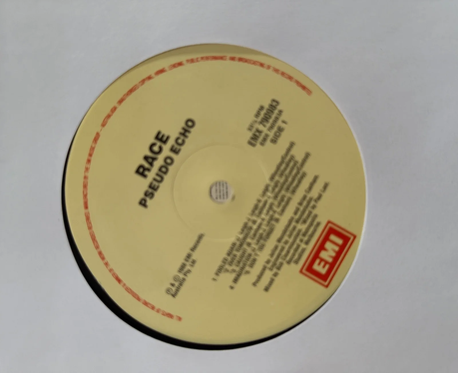 Pseudo Echo : Race LP fully signed / autographed vinyl ( Love An Adventure ), image 4