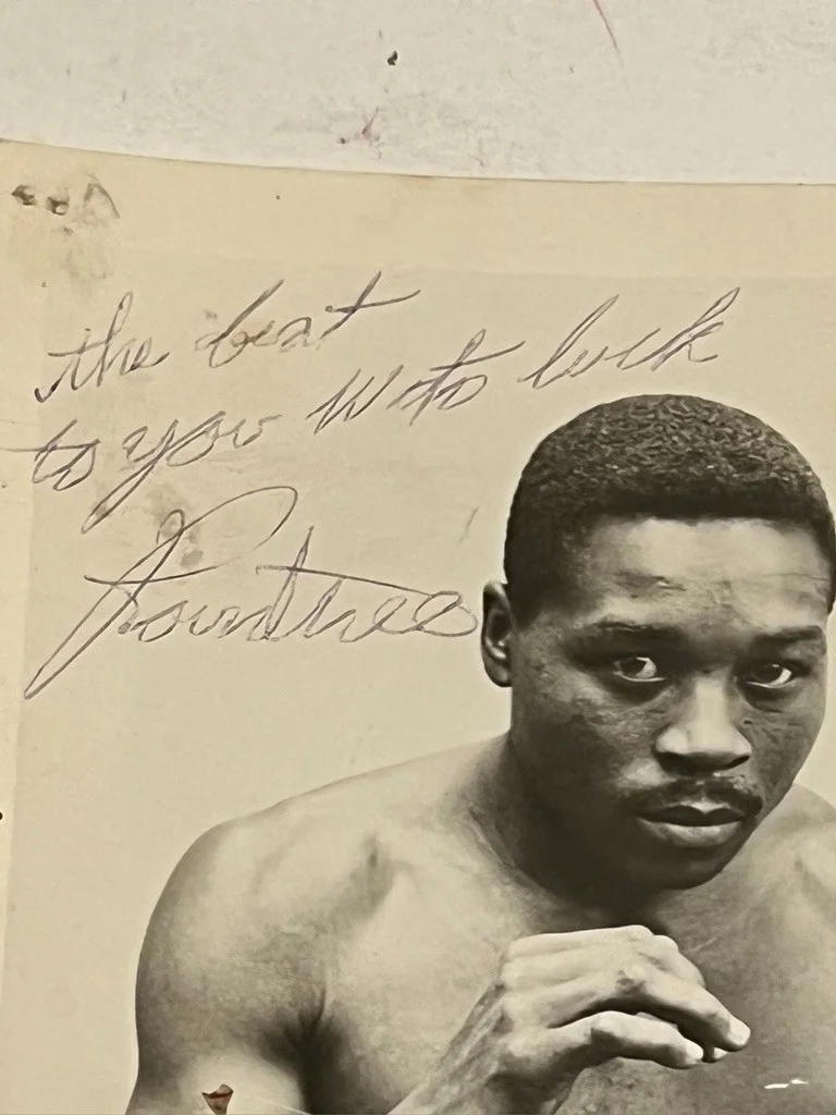 Levan Roundtree Hand Signed 5x7 Photo Heavyweight Boxer RARE, image 2