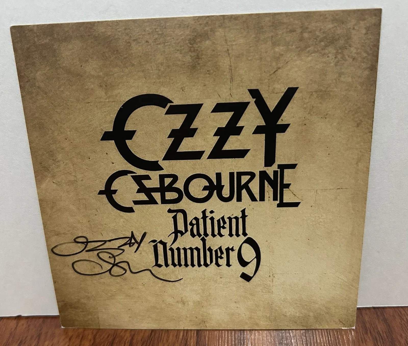 OZZY OSBOURNE SIGNED PATIENT NUMBER 9 ART CARD + CD E, image 3