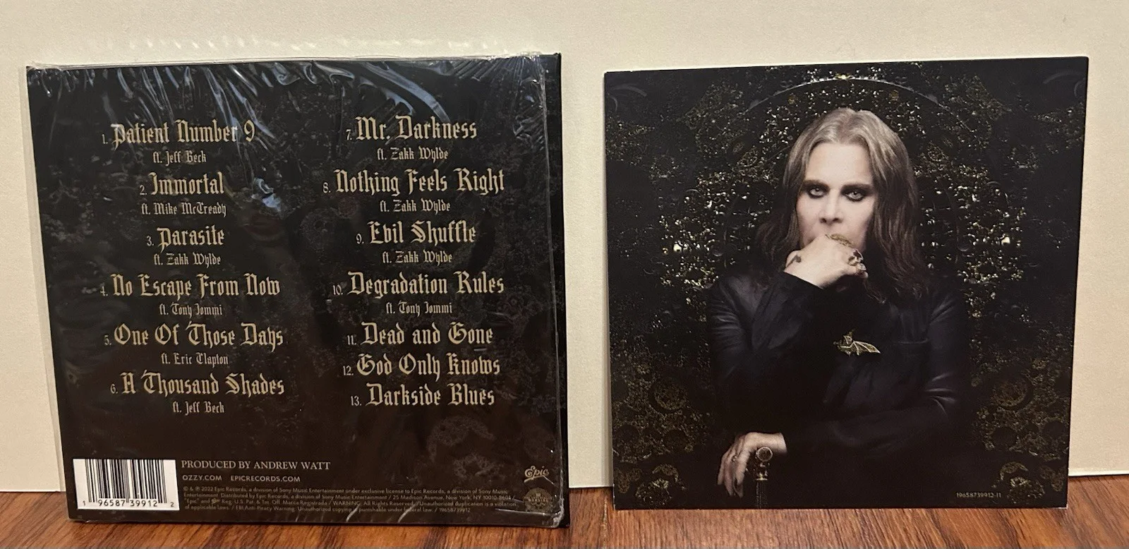 OZZY OSBOURNE SIGNED PATIENT NUMBER 9 ART CARD + CD E, image 4