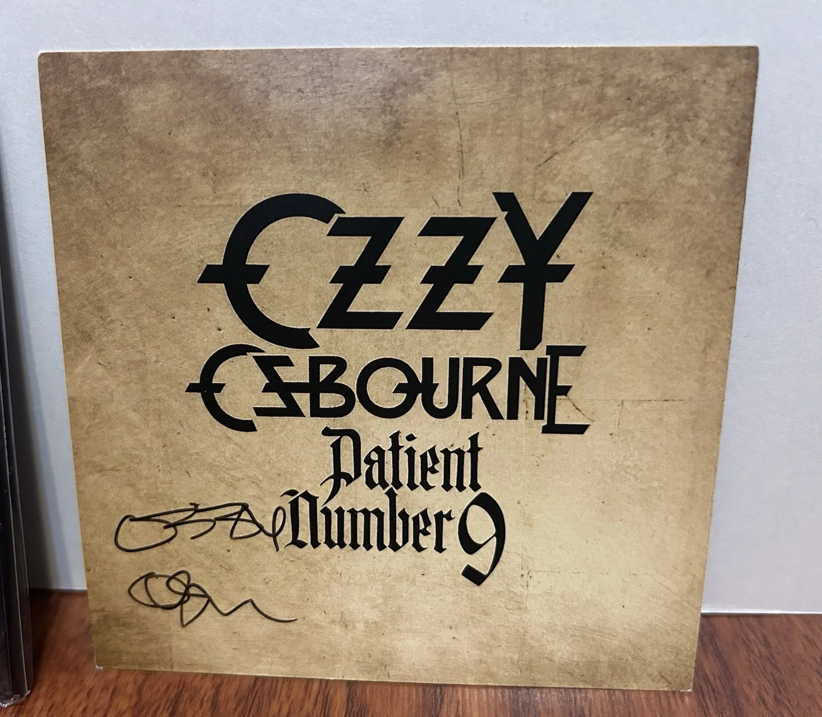 OZZY OSBOURNE SIGNED PATIENT NUMBER 9 ART CARD + CD S, image 3