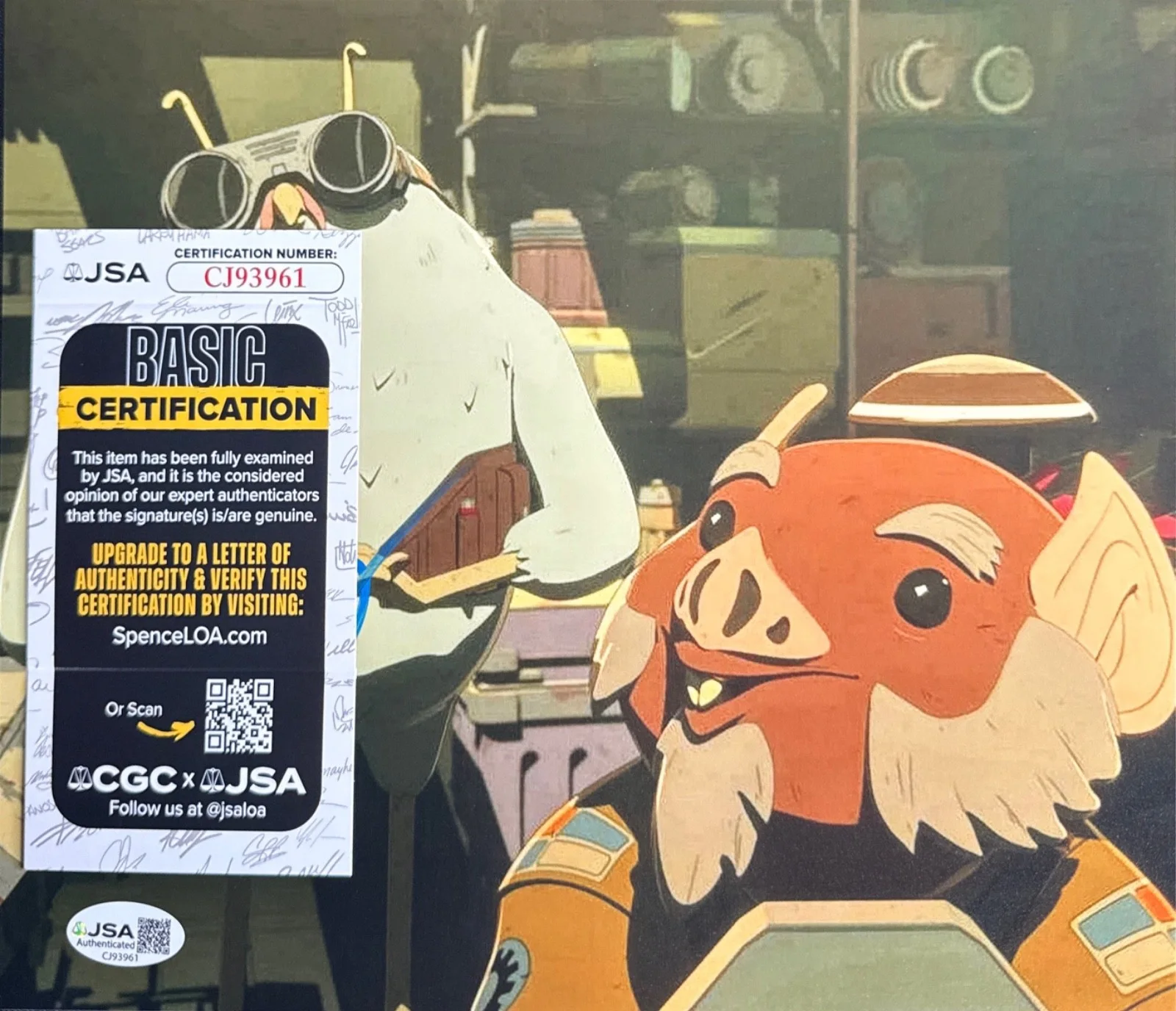 Bobby Moynihan — Bobby Moynihan Signed 8x10 Star Wars Resistance Photo JSA CJ93961, изображение 2