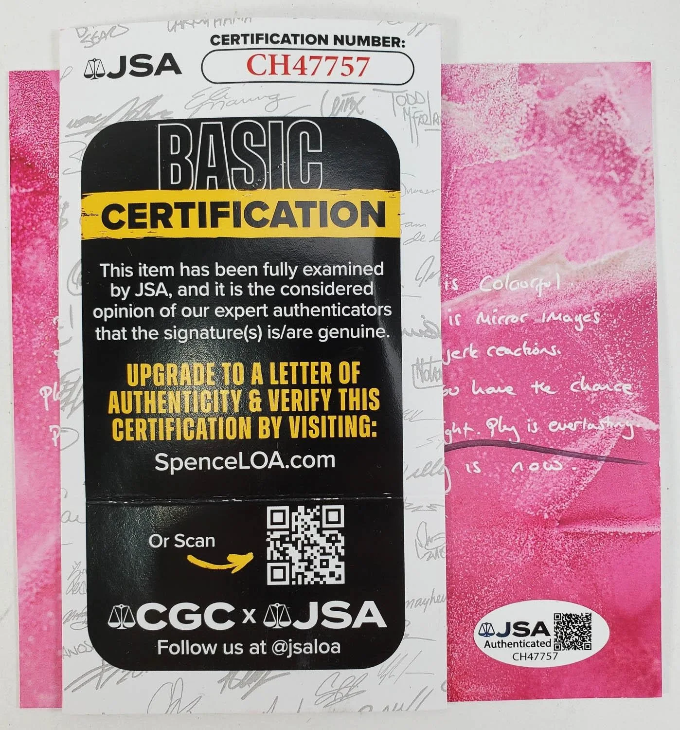 🎵 Ed Sheeran Autographed Play CD Insert – JSA Certified, image 3