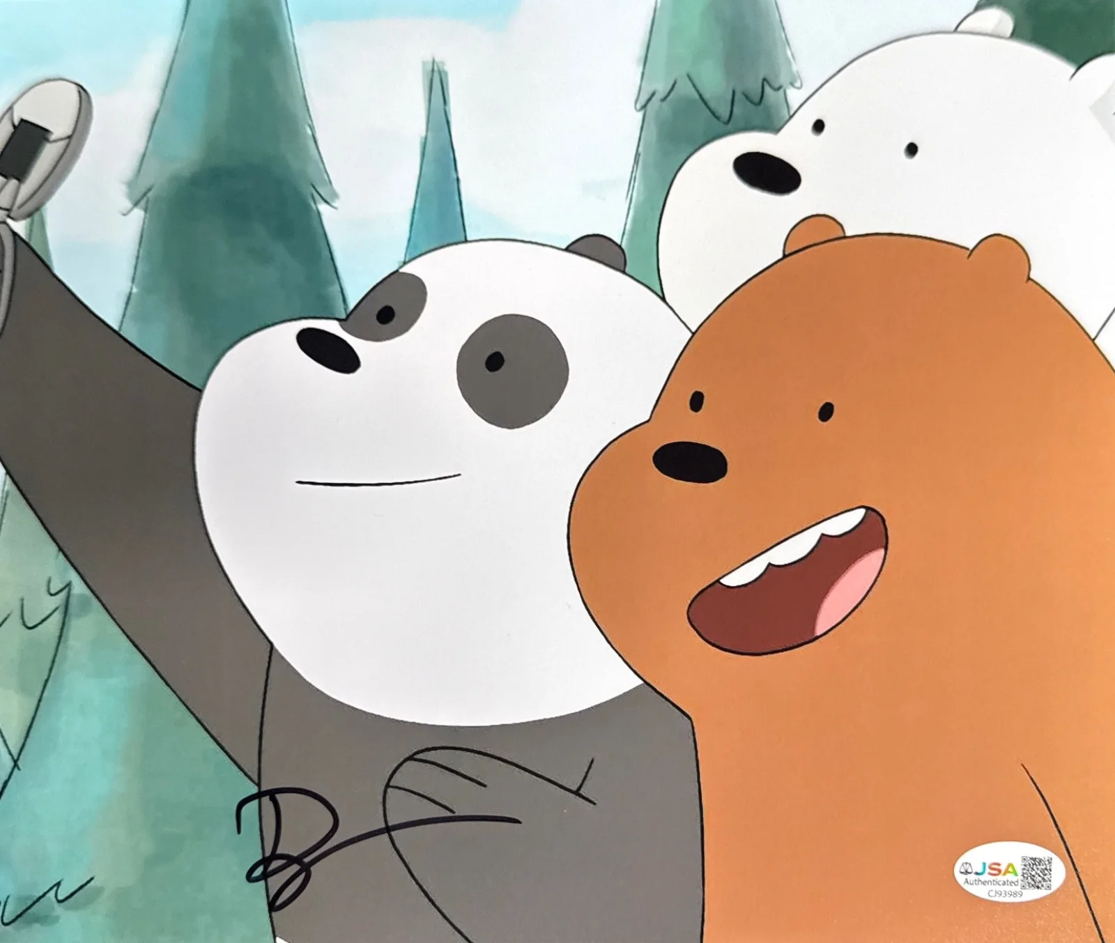 Bobby Moynihan — Bobby Moynihan Signed 8x10 We Bare Bears Photo JSA CJ93989