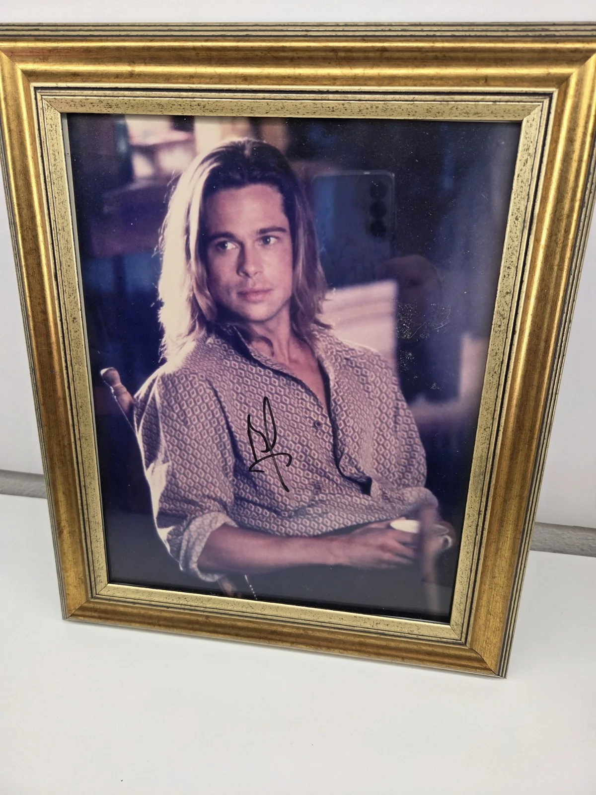 Brad Pitt Signed Autograph Legends Of The Falls 8x10 Photo, изображение 2