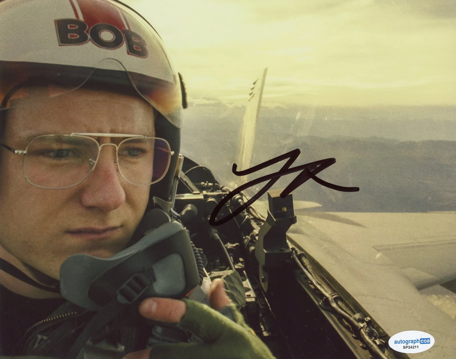 Lewis Pullman — Lewis Pullman Signed Autographed TOP GUN MAVERICK 'BOB' 8x10 Photo PROOF ACOA D, image 2