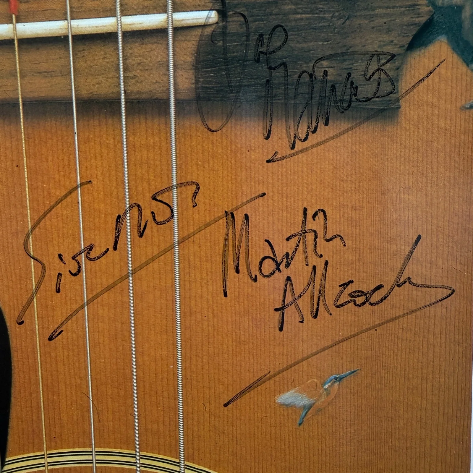 FAIRPORT CONVENTION "Red & Gold" AUTOGRAPHED BY ALL 5 - USA vinyl with insert NM, изображение 5