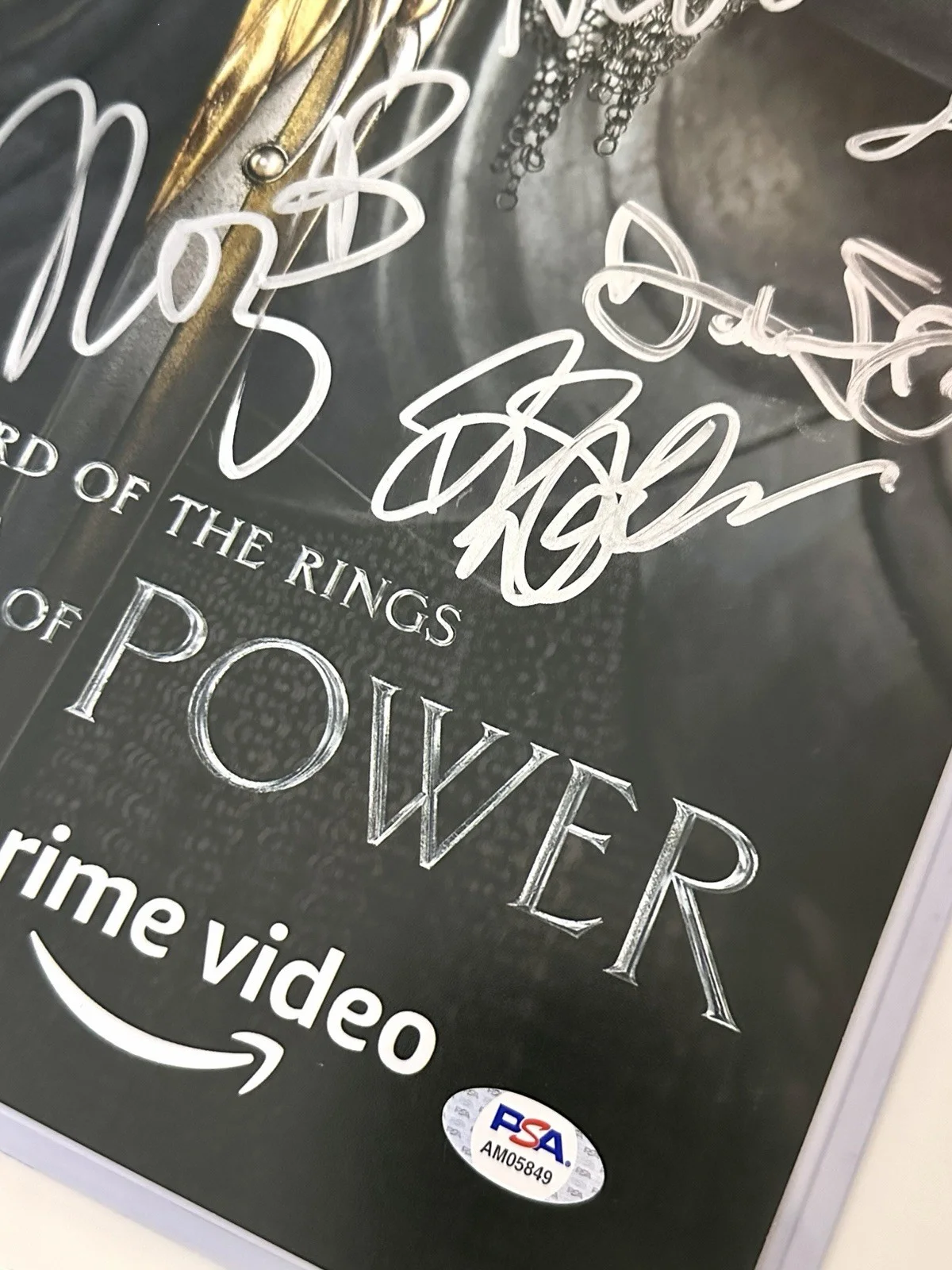 Lord Of The ring 13x Cast Signed The ring Of Power Cast Signed PSA With LOA, изображение 2