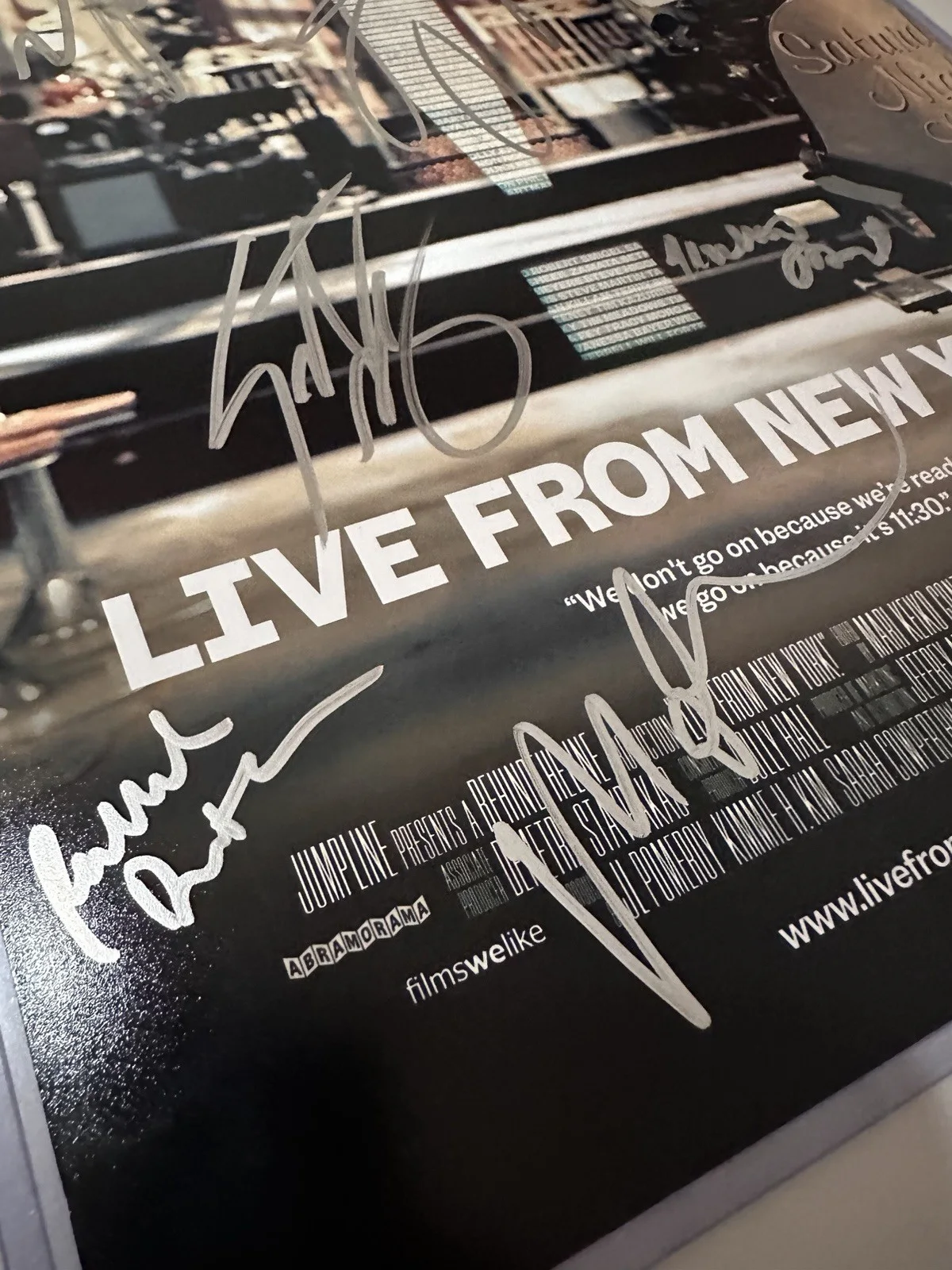 Saturday Night Live 12x18 PosterCast Signed Beckett With LOA, изображение 2