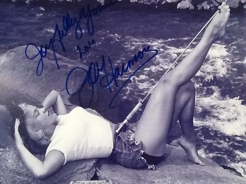 Joy Harmon SIGNED Photo 60s Movie Actress PinUP Grouche Marx Cool Hand Luke SEXY, изображение 2