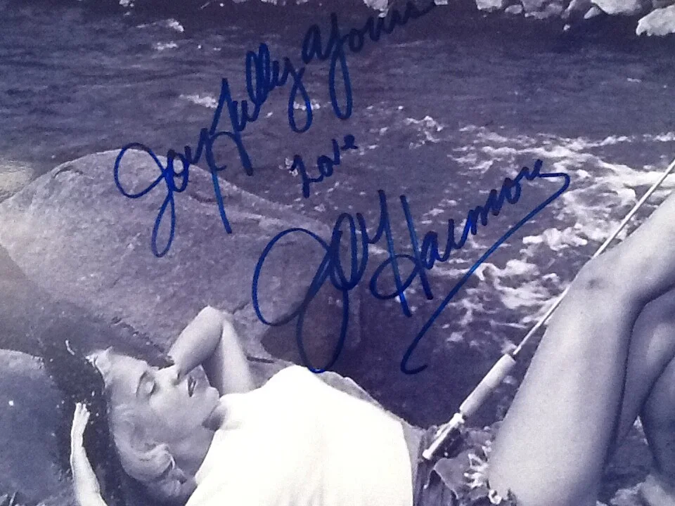 Joy Harmon SIGNED Photo 60s Movie Actress PinUP Grouche Marx Cool Hand Luke SEXY, изображение 3