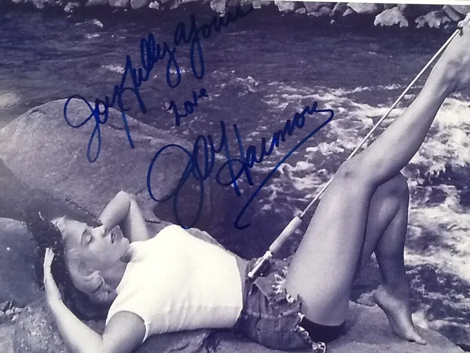 Joy Harmon SIGNED Photo 60s Movie Actress PinUP Grouche Marx Cool Hand Luke SEXY, изображение 5
