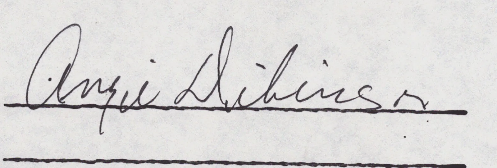 Angie Dickinson — ANGIE DICKINSON - DOCUMENT SIGNED 04/30/1981, image 2