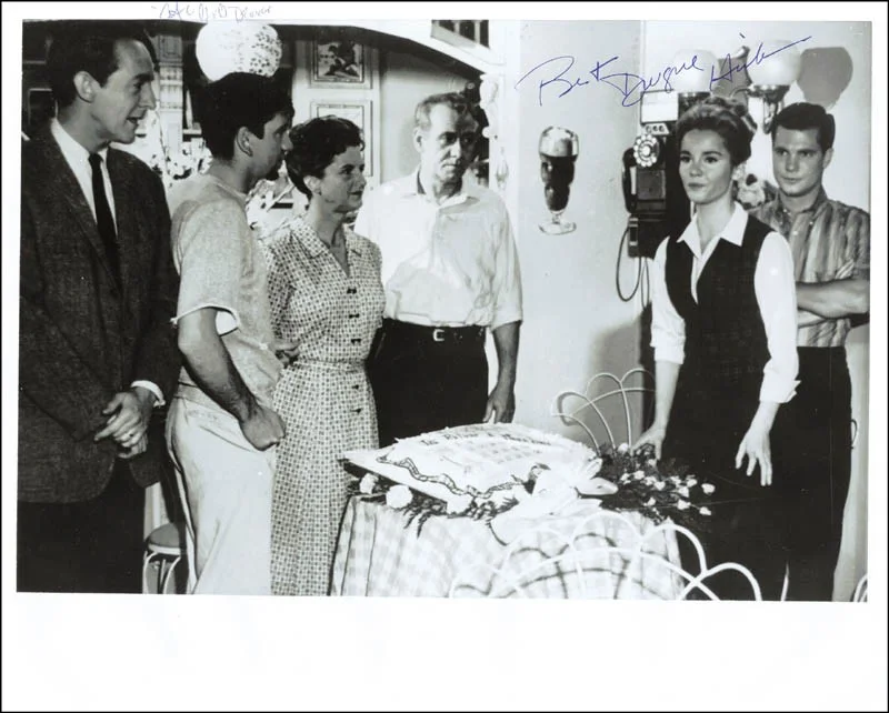 Dwayne Hickman, Bob Denver — DOBIE GILLIS TV CAST - AUTOGRAPHED SIGNED PHOTOGRAPH WITH CO-SIGNERS