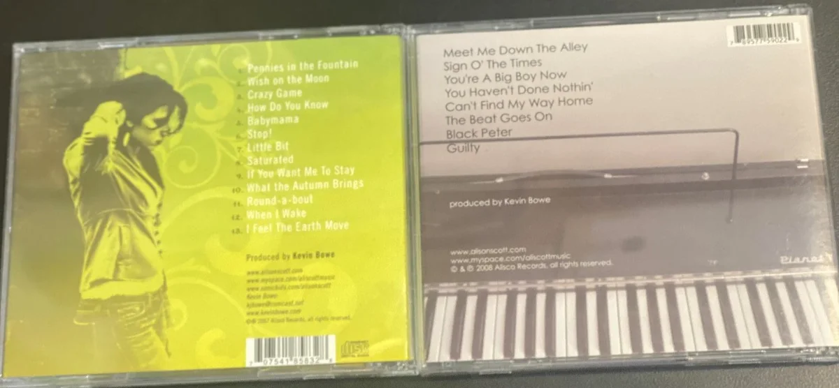 2 - Autographed Alison Scott CDs Wish on the Moon/Hiding Under the Covers, image 4