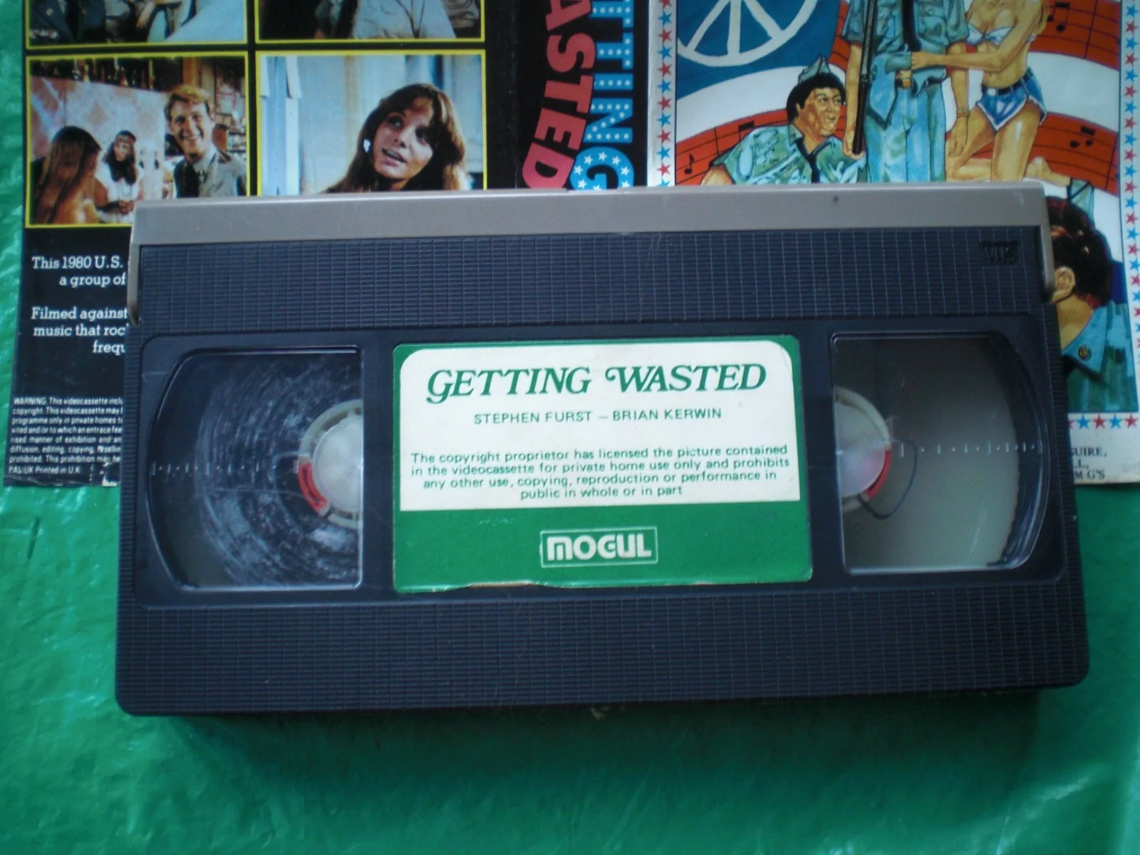 GETTING WASTED VIDEO SLEEVE + FREE FAULTY VIDEO 12335, image 2