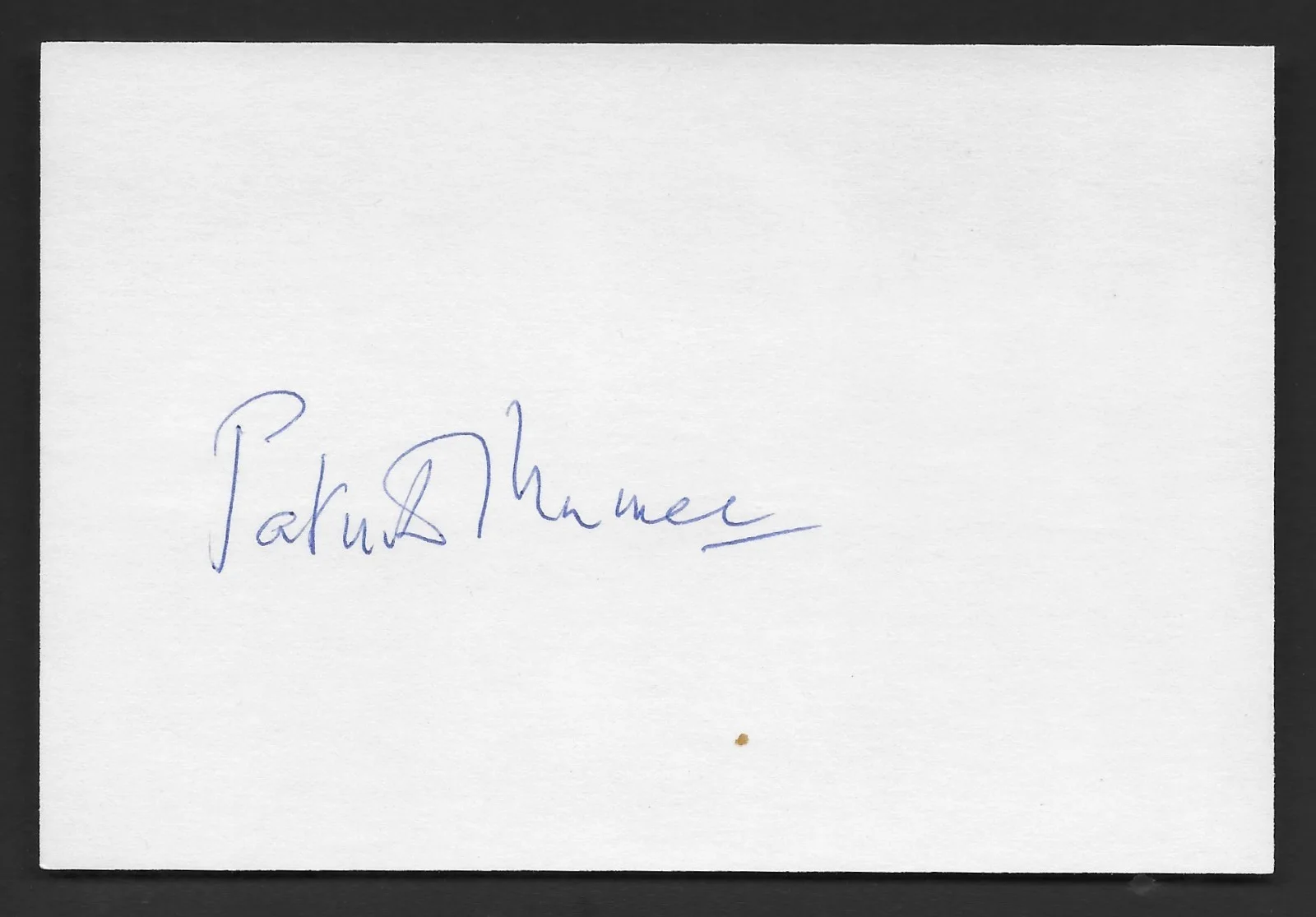 Patrick Macnee — PATRICK MACNEE - Authentic "John Steed" Signed Signature Card The AVENGERS, image 3