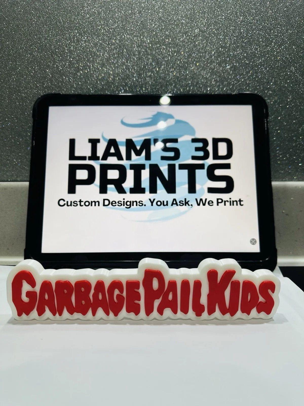 Decorative Garbage Pail Kids logo Sign Display TV Trading Cards Toys, изображение 4