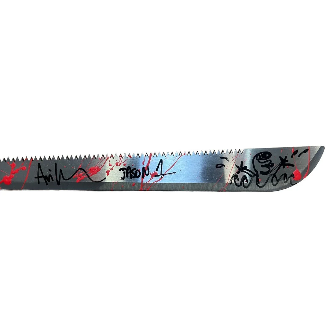 Ari Lehman — Ari Lehman autographed signed sketch inscribed machete Friday the 13th JSA Jason, изображение 2