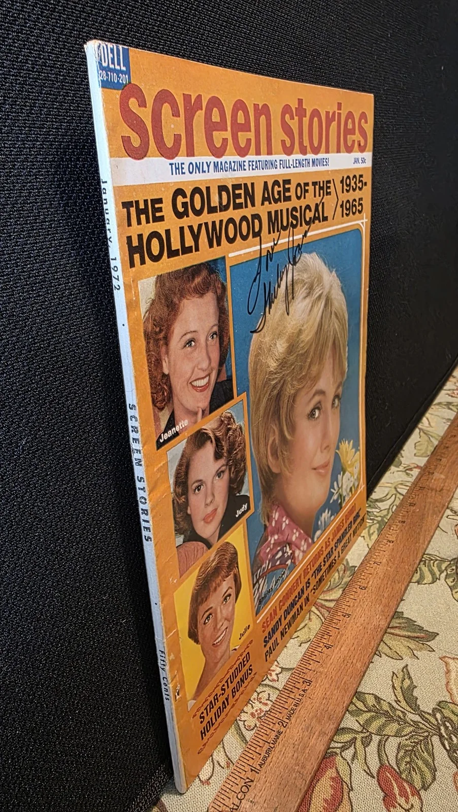 Shirley Jones — Vintage Shirley Jones Signed Screen Stories Magazine Jan 1972 Partridge Family, изображение 3