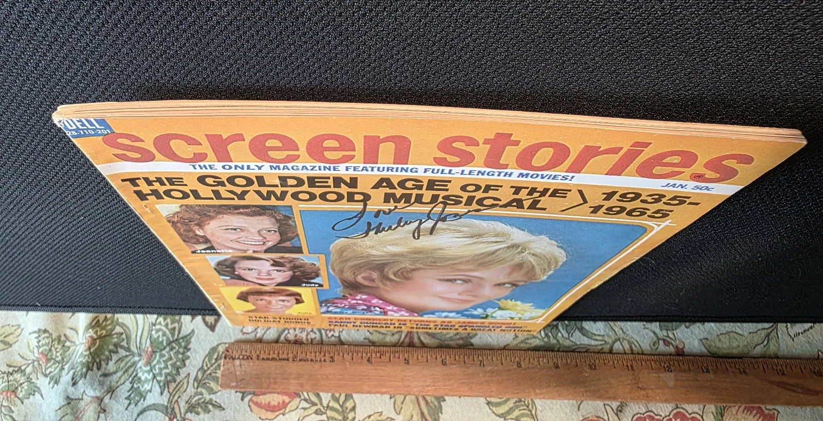 Shirley Jones — Vintage Shirley Jones Signed Screen Stories Magazine Jan 1972 Partridge Family, изображение 5