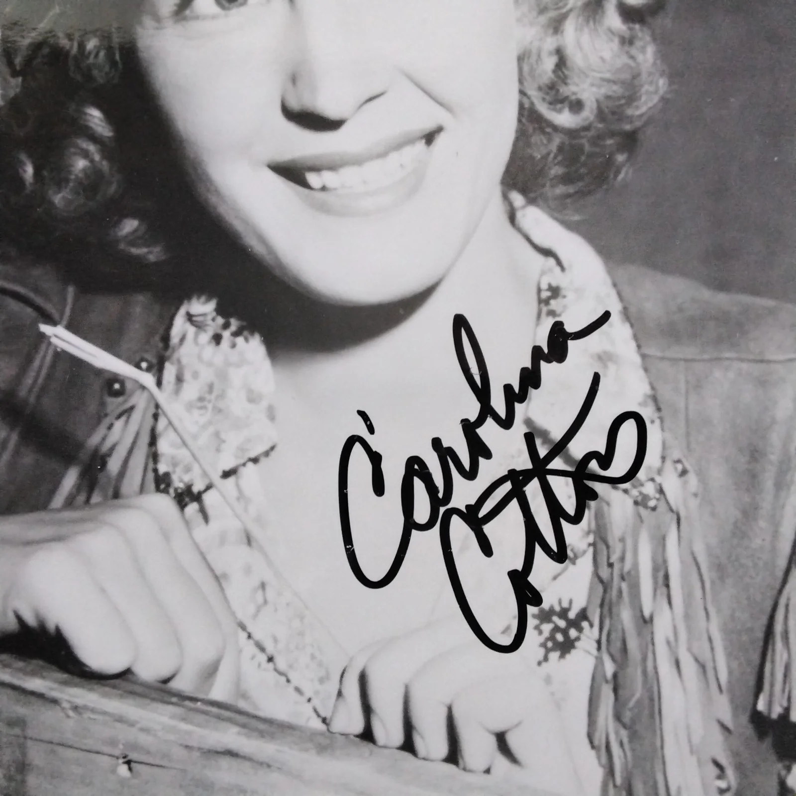 Carolina Cotton SIGNED Photo 40s Film Actress Yodeling Blonde Bombshell Westerns, изображение 5