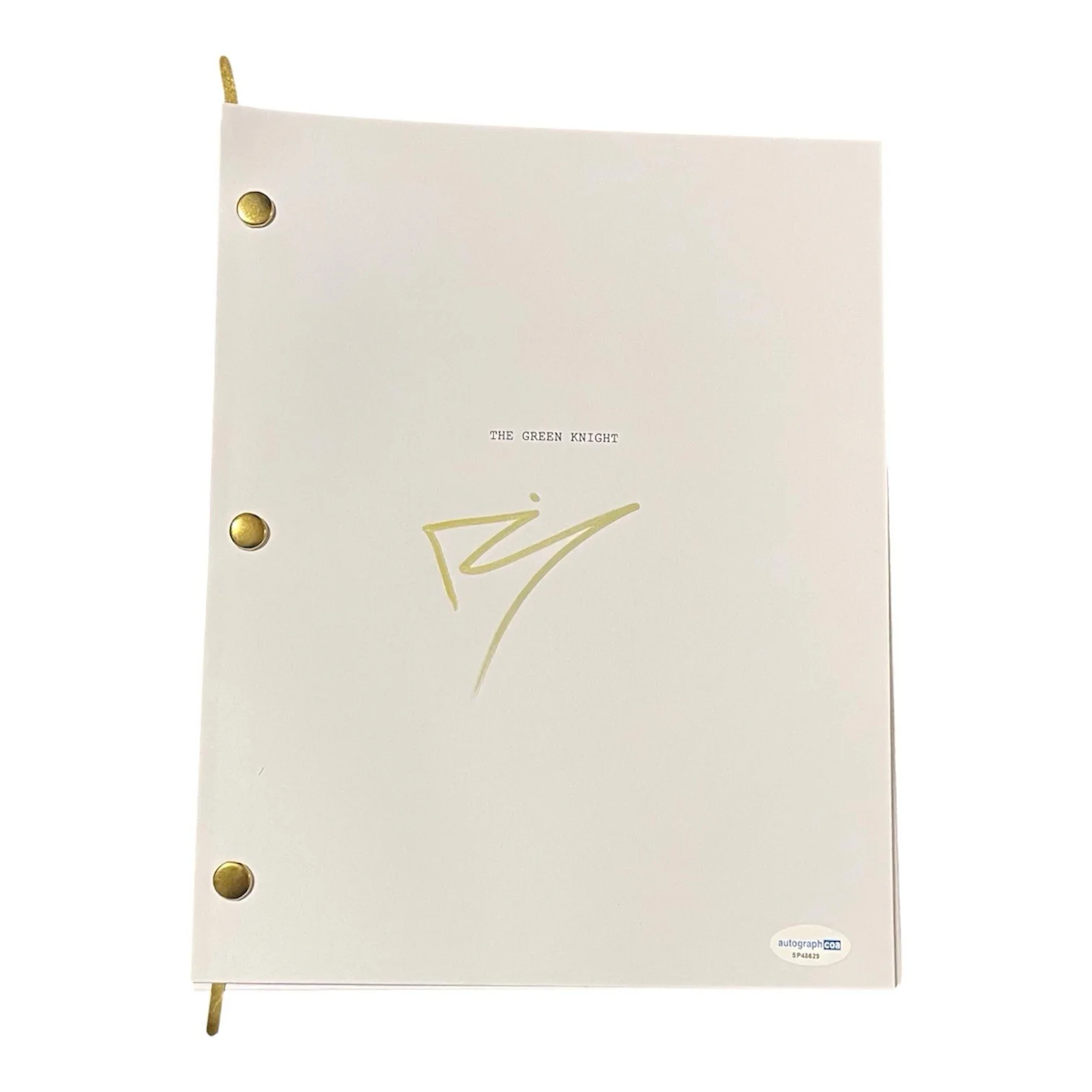 David Lowery Signed Autographed Green Knight Full Movie Script ACOA, image 2