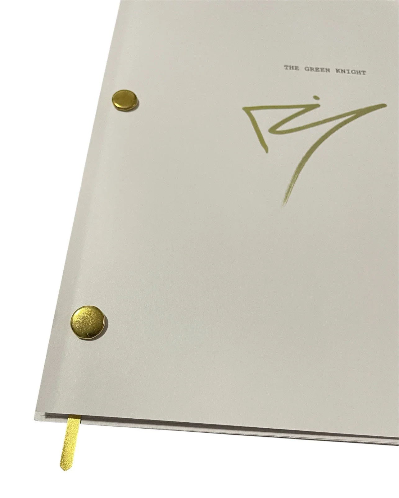 David Lowery Signed Autographed Green Knight Full Movie Script ACOA, image 3