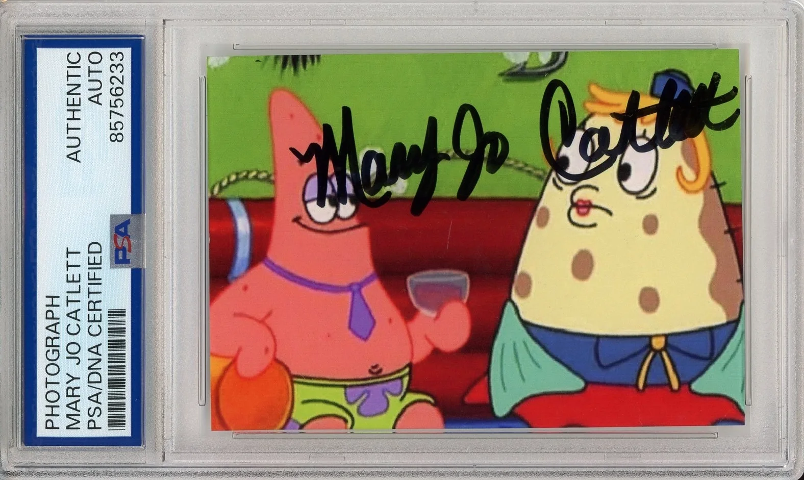 Mary Jo Catlett — SPONGEBOB SQUAREPANTS MRS PUFF PHOTO PICTURE SIGNED MARY JO CATLETT PSA DNA COA