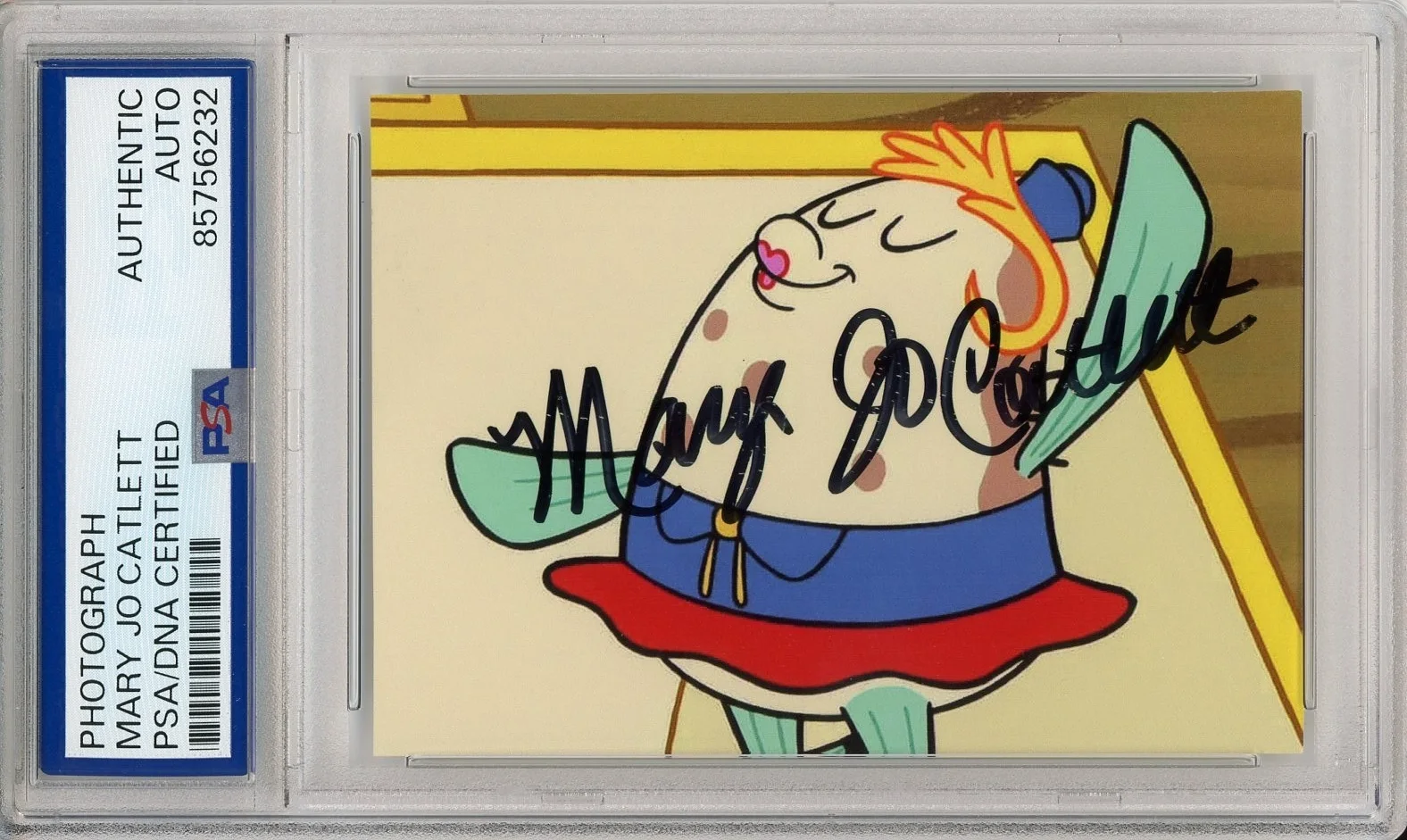 Mary Jo Catlett — SPONGEBOB SQUAREPANTS MRS PUFF PHOTOGRAPH SIGNED MARY JO CATLETT PSA DNA COA