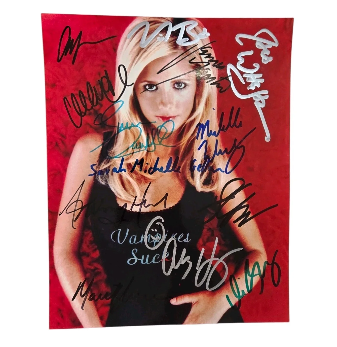 Sarah Michelle Gellar — Buffy The Vampire Slayer Cast And Crew Autographed Photograph 8x10
