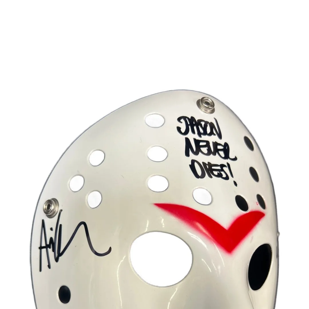 Ari Lehman autographed signed inscribed mask Jason Voorhees JSA Friday the 13th, изображение 2