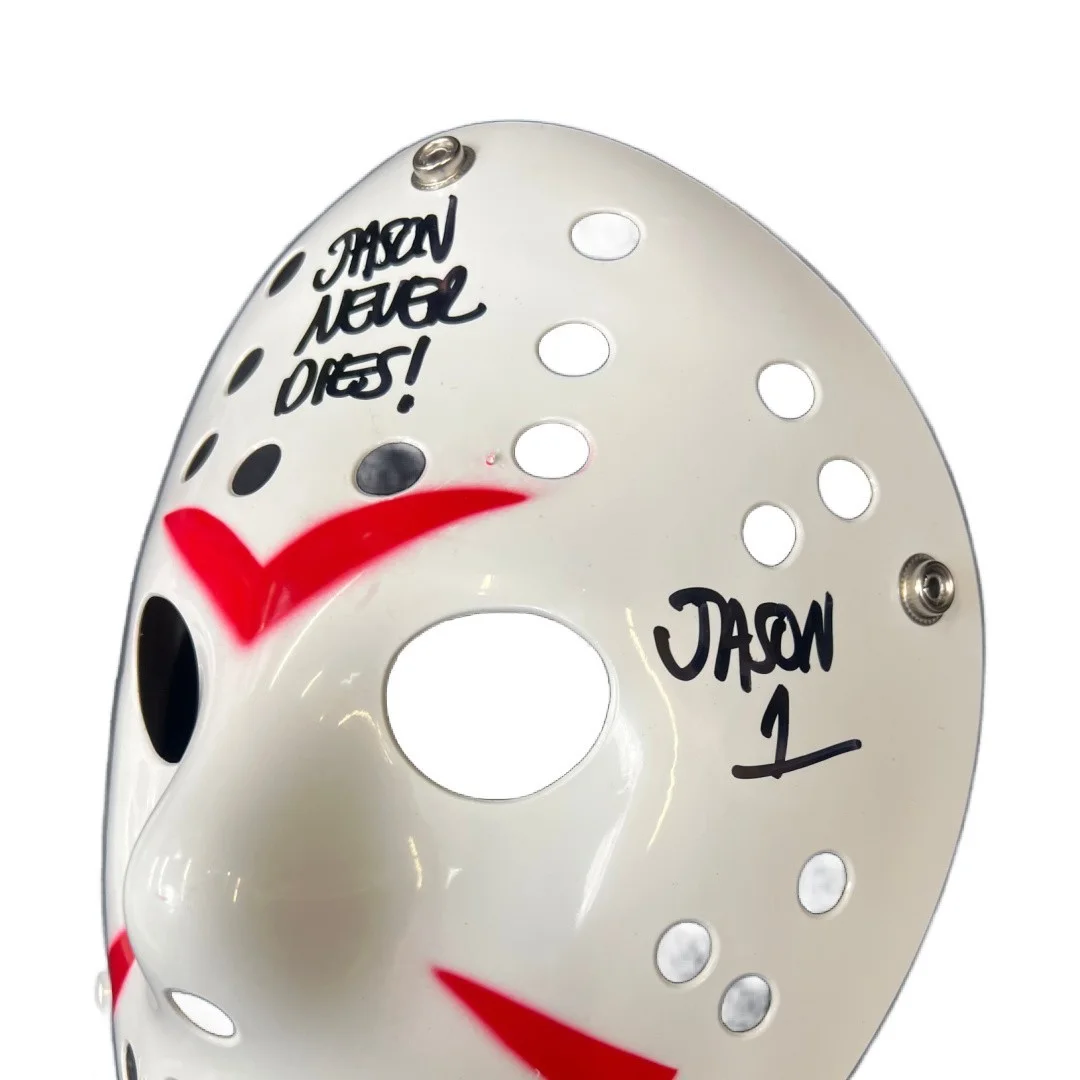 Ari Lehman autographed signed inscribed mask Jason Voorhees JSA Friday the 13th, изображение 3