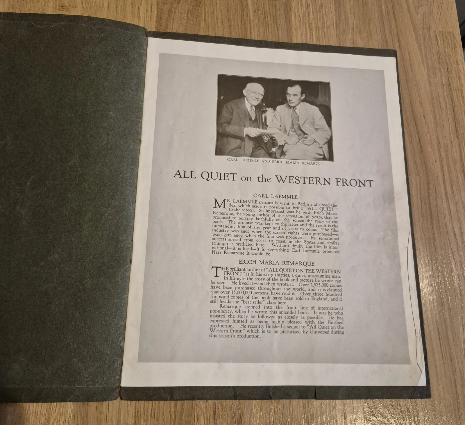 All Quiet On The Western Front Motion Picture Movie War~ 1930~ Universal R, image 2