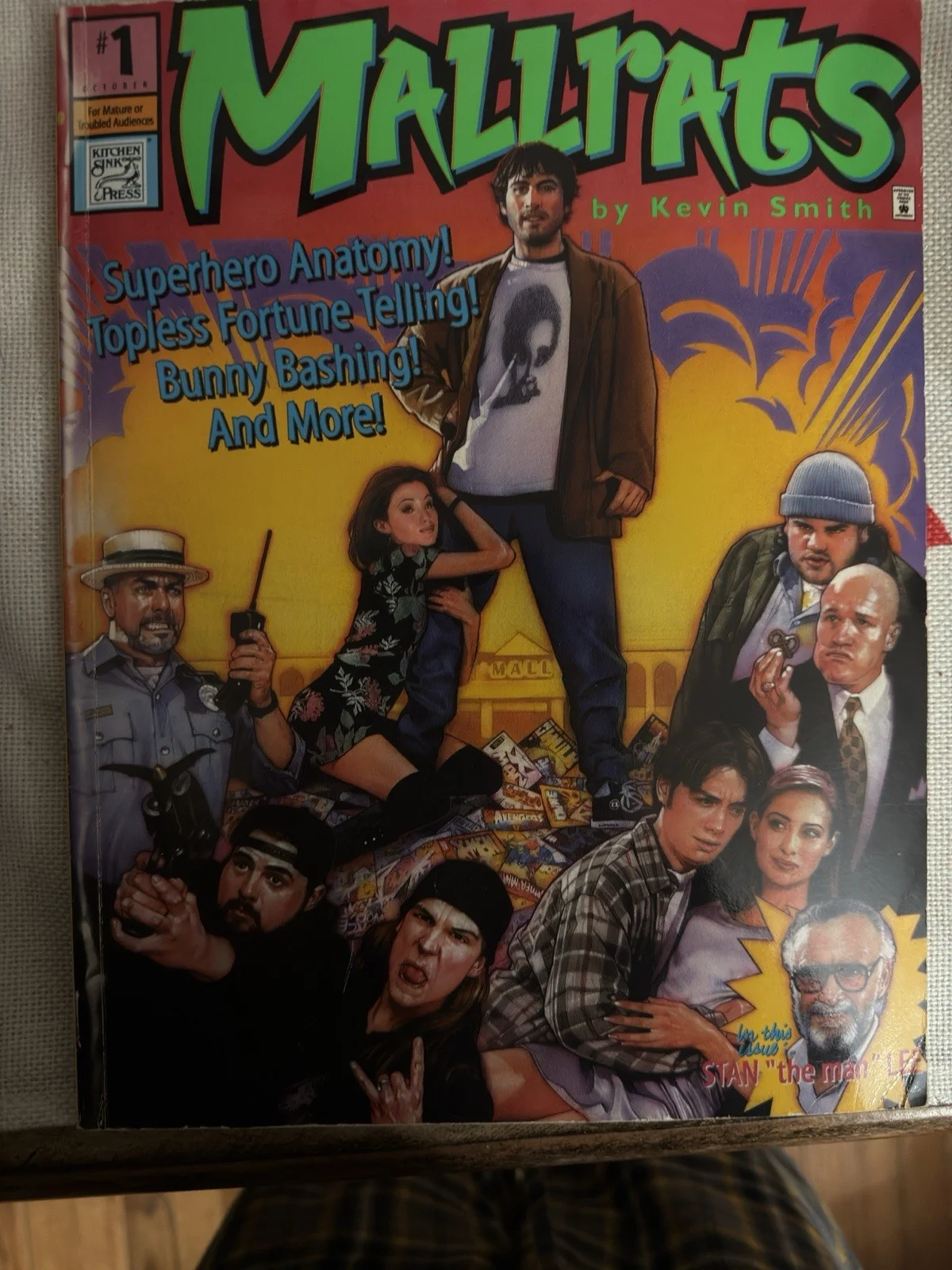 Ben Affleck — Mallrats 1995 Companion Book SIGNED by Kevin Smith Ben Affleck Joey Lauren Adams, изображение 2