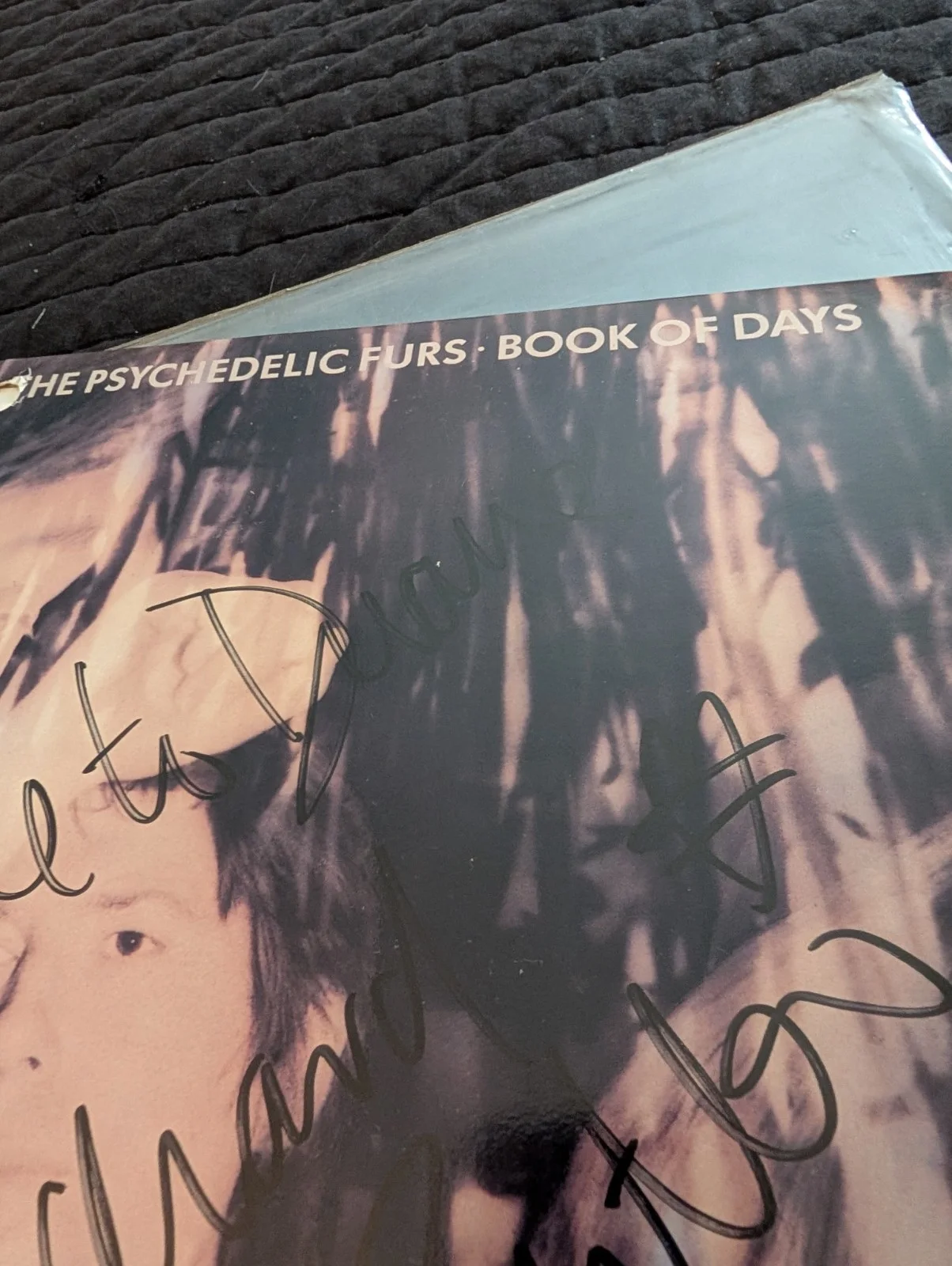 Psychedelic Furs Book Of Days Vinyl Signed By Richard Butler, изображение 2