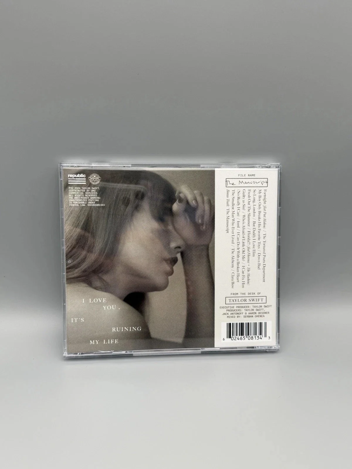The Tortured Poets Department Taylor Swift SIGNED HEART CD (YOU PICK), изображение 3