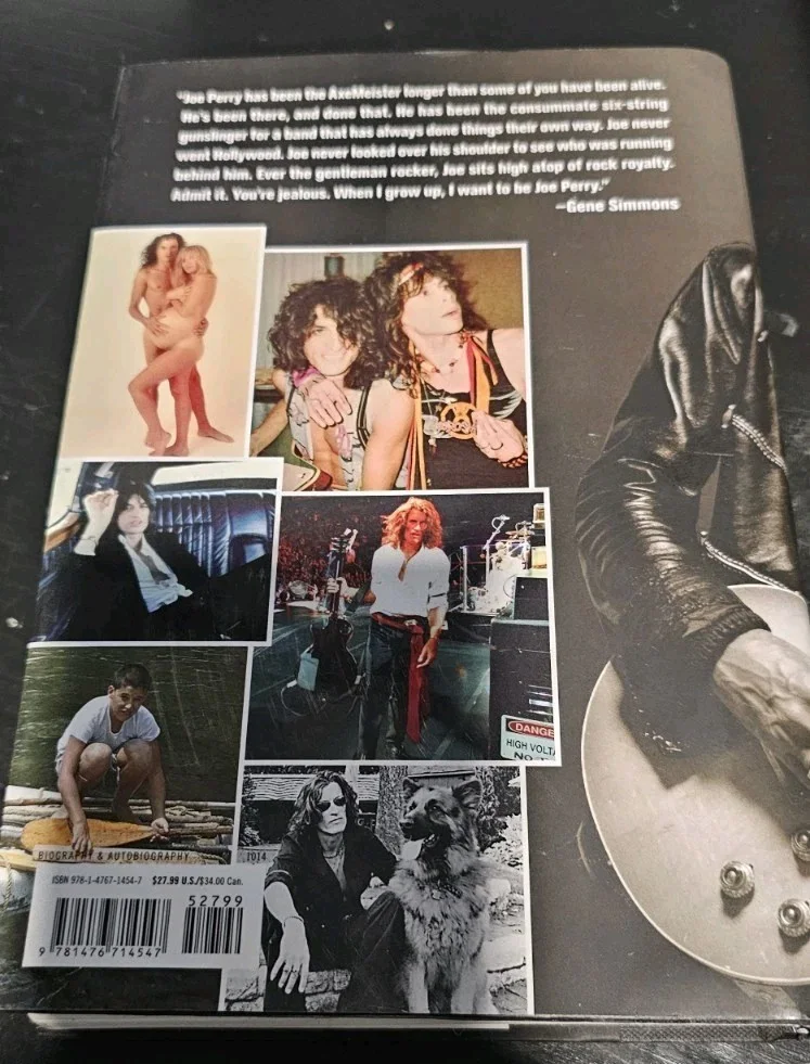 Collection Of Aerosmith Books AUTOGRAPHED Joe Perry Rocks, Joey Kramer Hit Hard, изображение 4