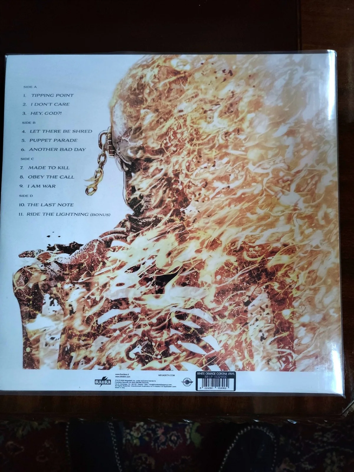 MEGADETH TSL Exclusive Vinyl LP with Art Card Signed by the band. IN HAND, изображение 3