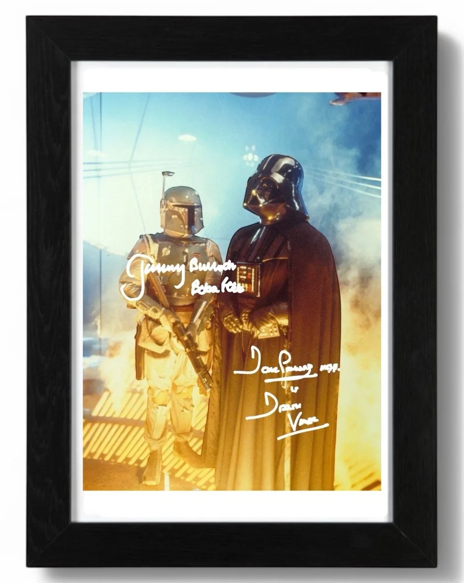 Dave Prowse Signed Autograph PHOTO Pre Print 6x4/A4/ Framed Darth Vader, image 3